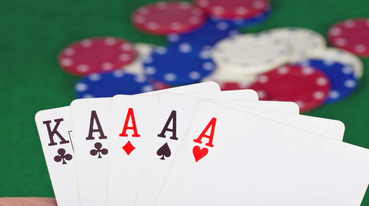 Seven card stud poker