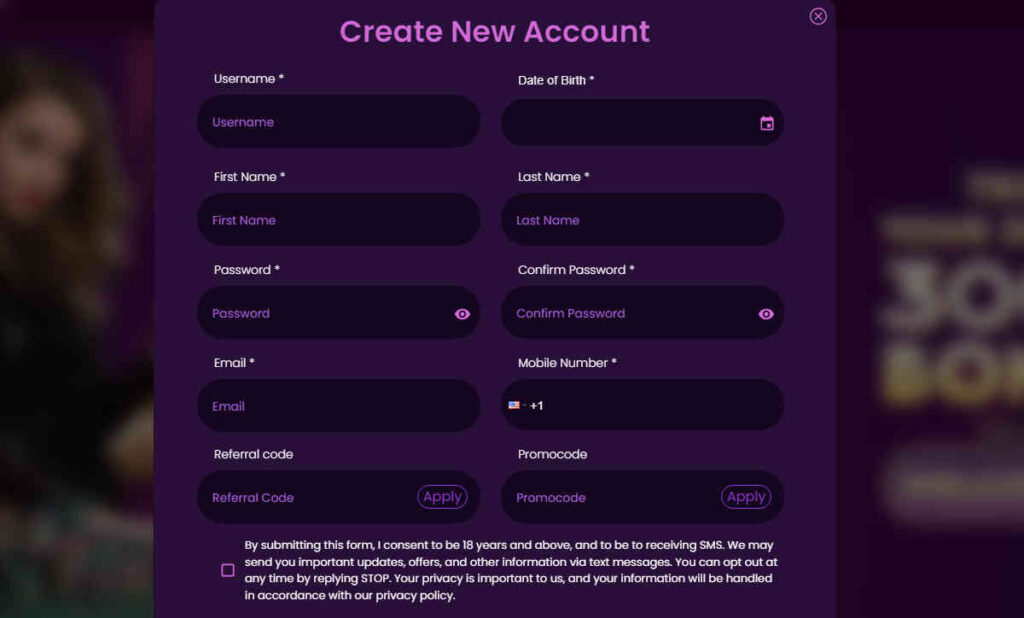 slots and luck casino signup