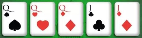 Full House Poker Hand