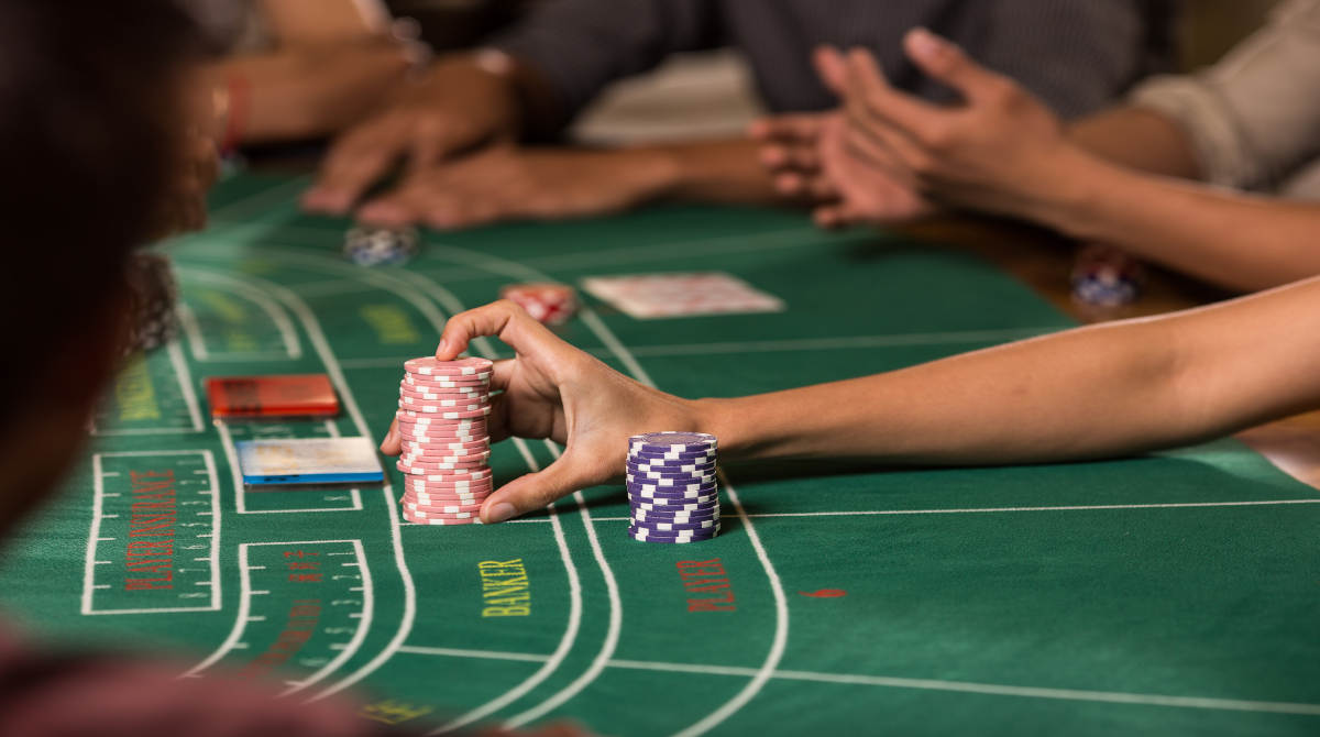 Live casino baccarat games