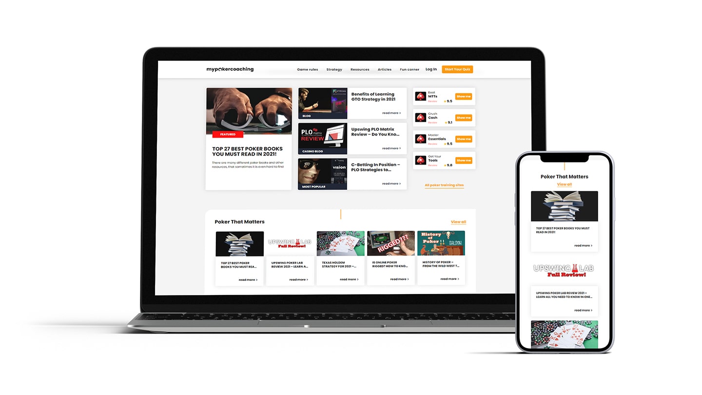 mypokercoaching.com news strategy training