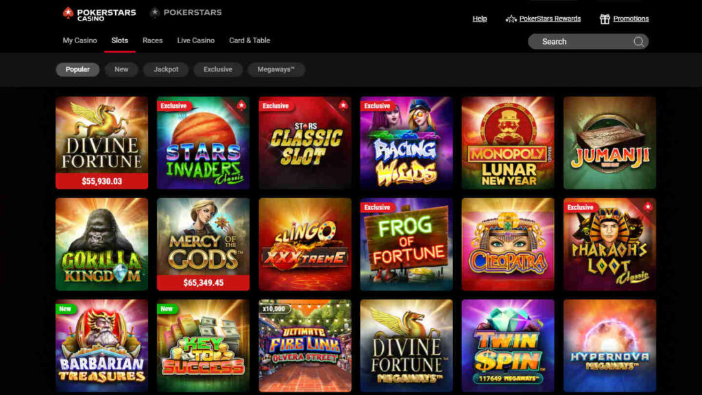 pokerstars casino us