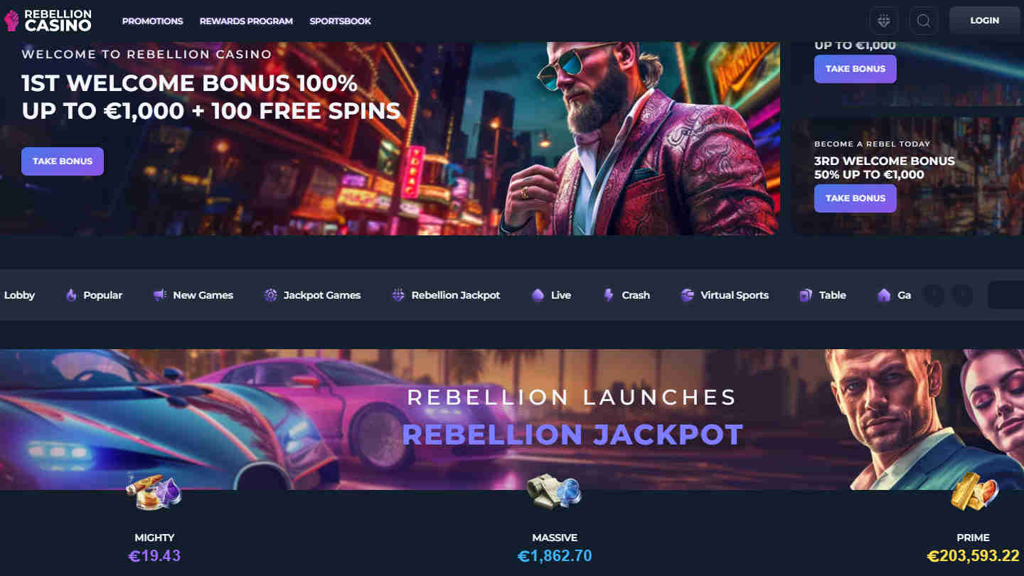 rebellion casino