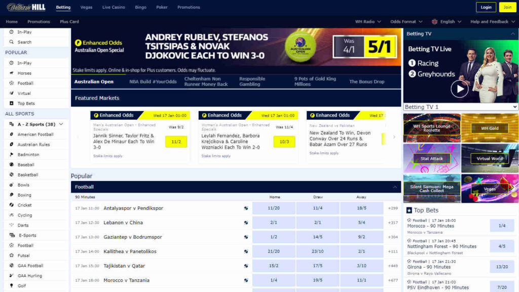 william hill sportsbook