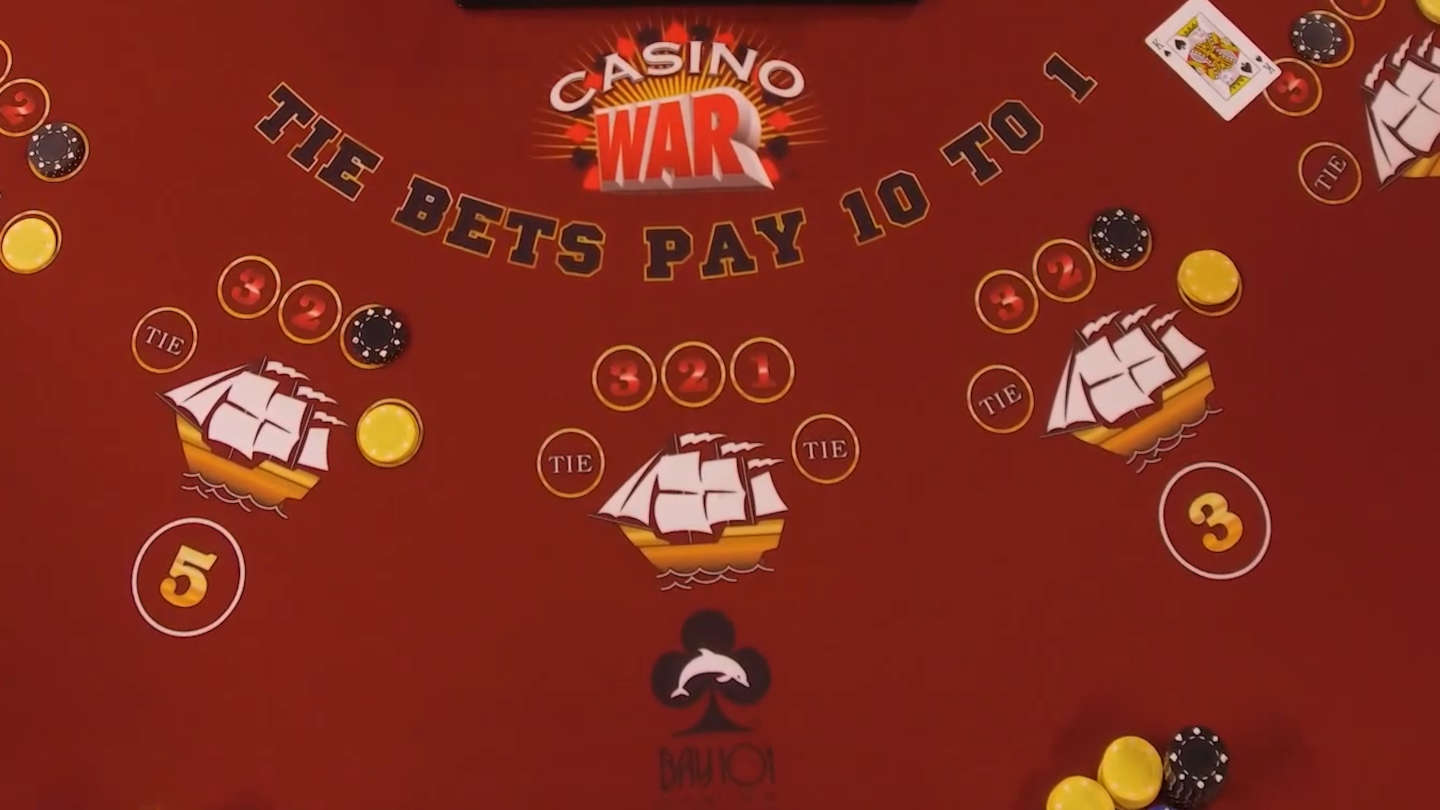 casino war vs blackjack odds