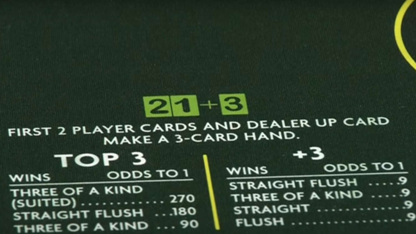 what is 21+3 in blackjack