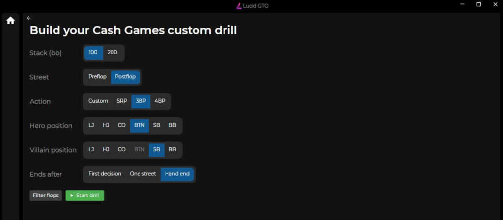 build custom drill lucid