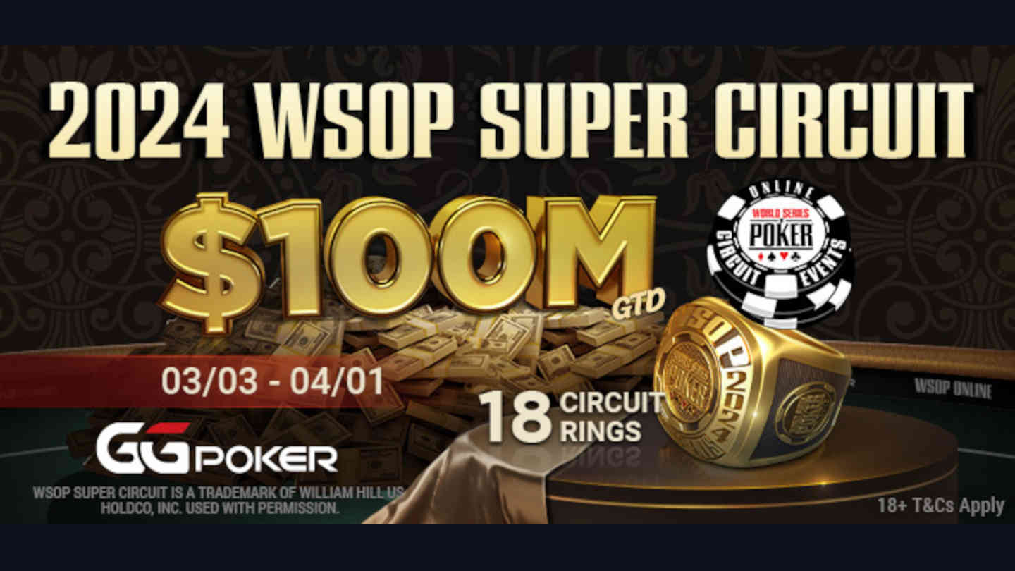 GGPoker Brings Back the WSOP Super Circuit This March