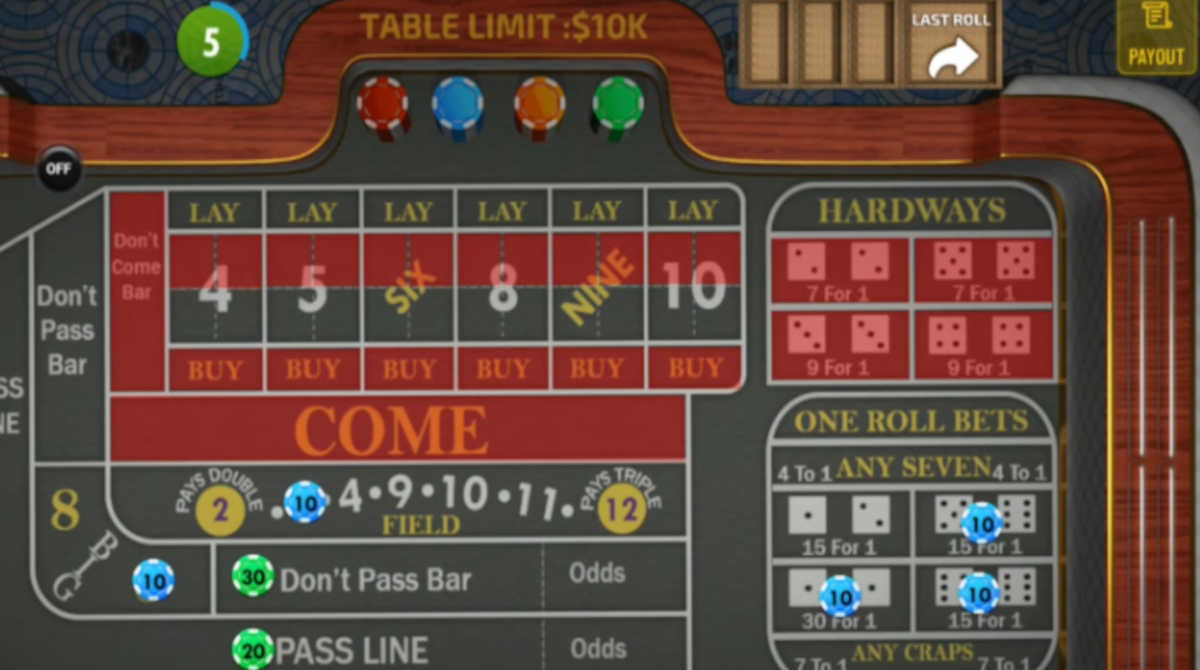 Craps Live Casino