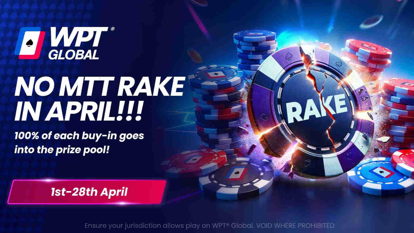 wpt global rake-free april