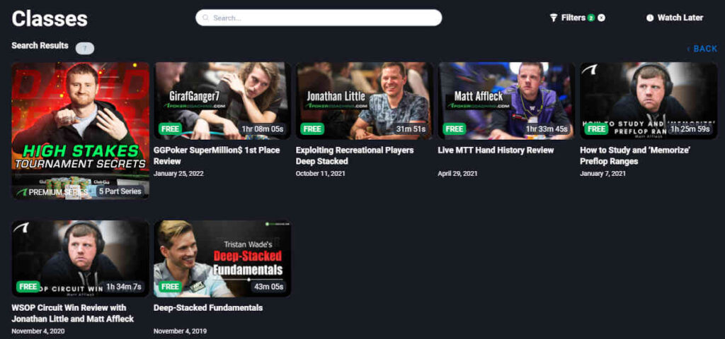 pokercoaching review mtt videos