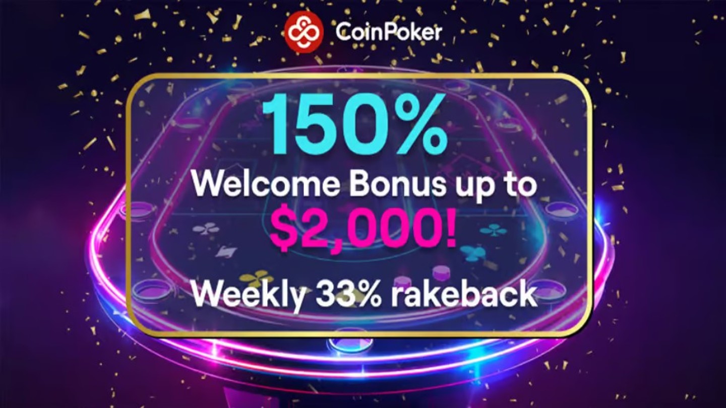 CoinPoker Welcome Bonus