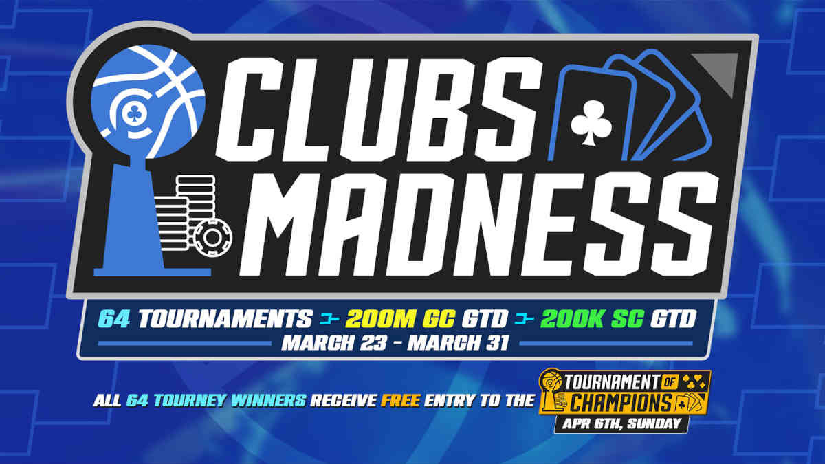 clubs poker clubs madness