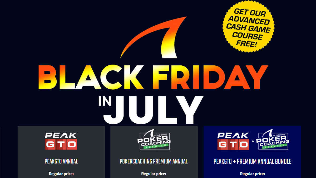 pokercoaching black friday in july
