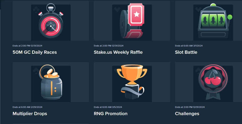 Stake.us Bonuses and Promotions