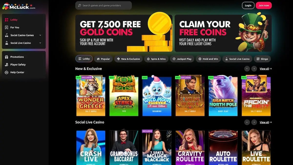 mcluck casino