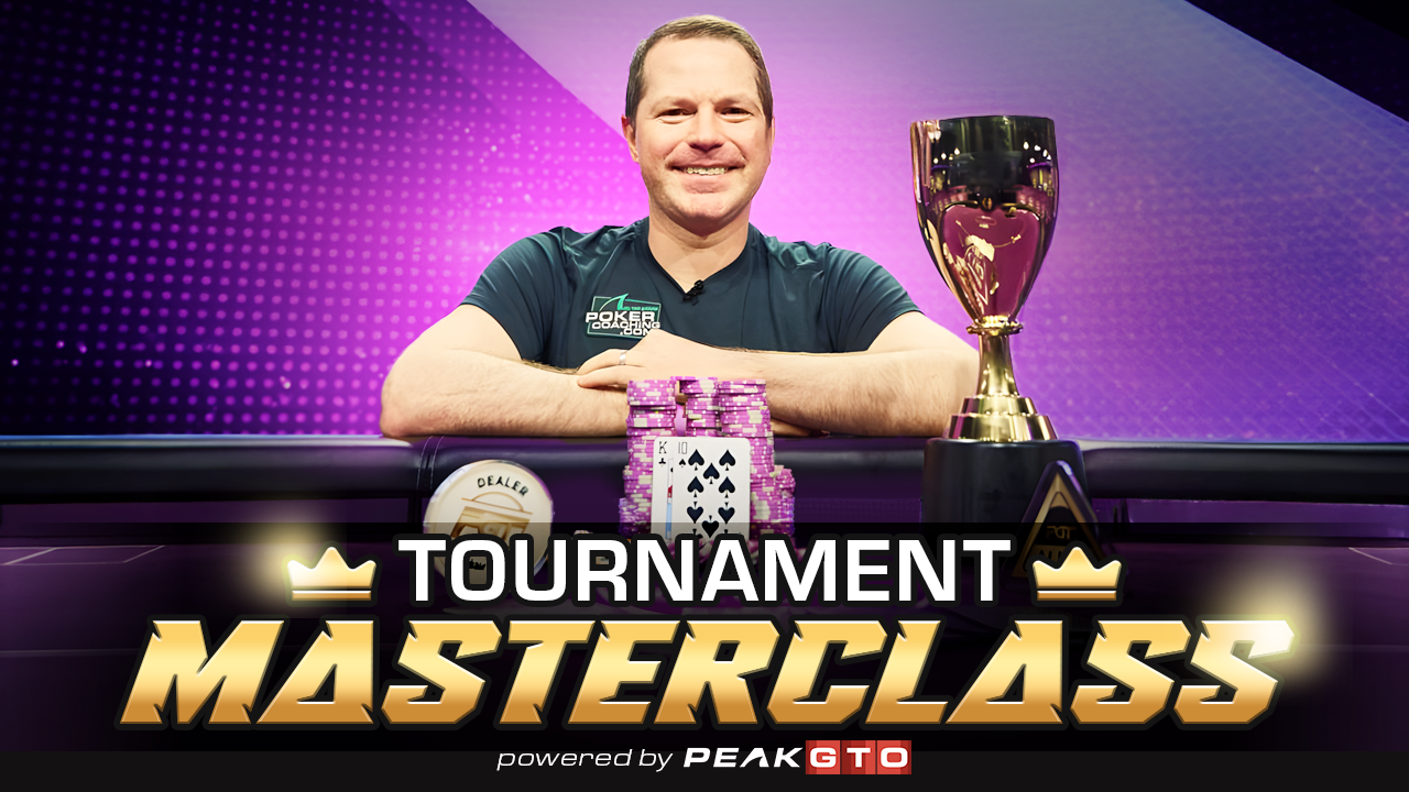 Tournament Masterclass 2.0 by Jonathan Little and pokercoaching