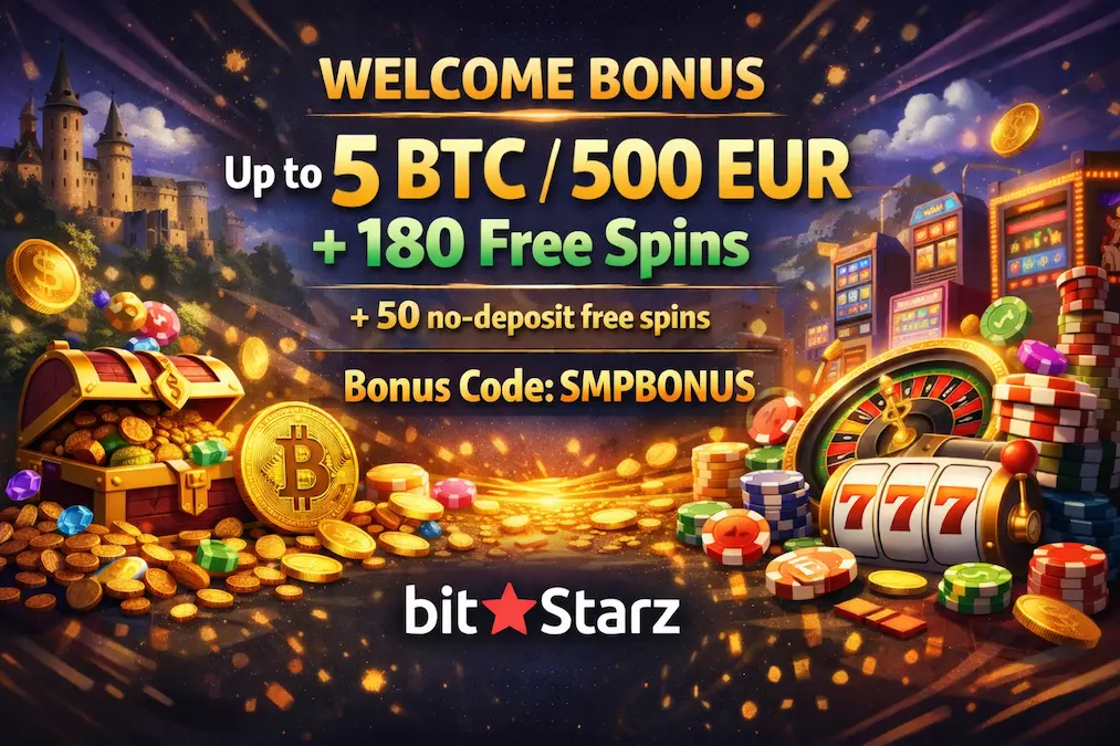 BitStarz Online Casino review & independent platform testing - Welcome Bonus with the SMPBONUS code