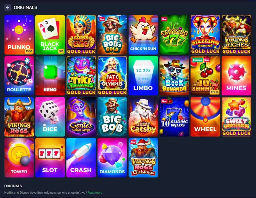 BitStarz Orignals - Slot Games