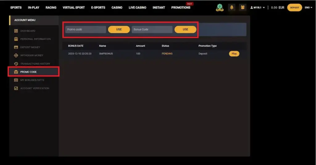 Goldenbet promo code