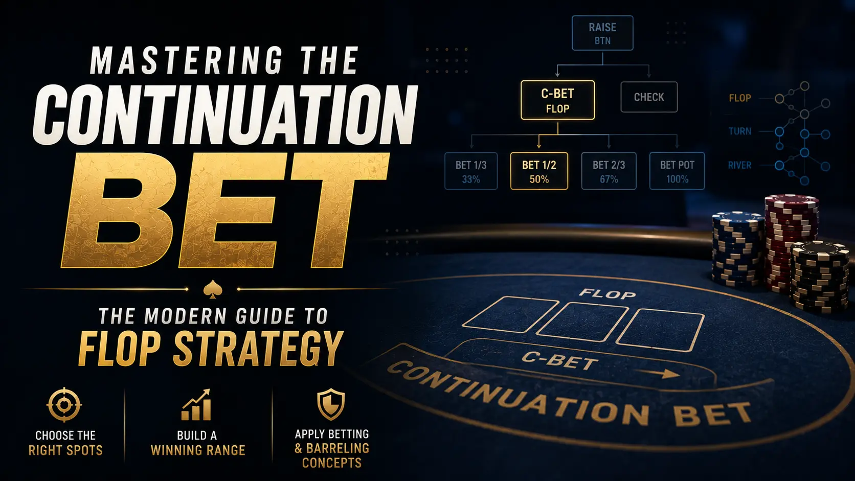 Mastering the continuation bet modern poker flop strategy guide