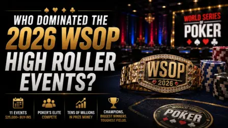 2026 WSOP High Roller events gold bracelet and poker chips
